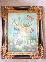 Buy 19th Century Vienna Porcelian Picture ' Fairys' With Original Frame. • 18,000£