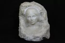Buy Women's Face, Marble Sculpture Style A.Boucher / Marble Sculpture Female Face  • 1,201.25£