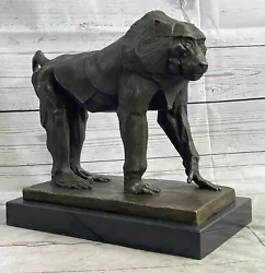 Buy RARE Original Signed Williams Bronze Classic Mountain Gorilla Sculpture Artwork • 314.69£