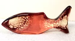 Buy RARE Vintage Palatnik Pal Crackle Lucite Fish Figurine Sculpture Brazil 2921 • 448.87£