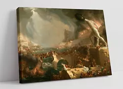 Buy Thomas Cole, The Course Of Empire Destruction -canvas Wall Artwork Pic Print • 17.99£