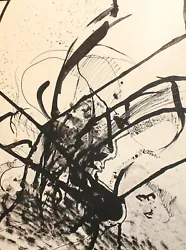 Buy Vintage Ink Painting Abstract Expressionism Composition • 61.82£