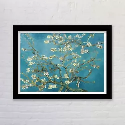 Buy Framed Almond Blossom By Vincent Van Goch  Art Poster Print Famous Painting • 3.73£