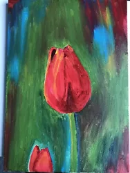 Buy Original Artwork - Acrylic On Canvas - Tulip • 100£