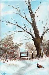 Buy 'The Winter Scavenger'. Original Painting. • 175£