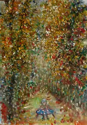 Buy Original Oil Painting Signed By Nalan Laluk:  Forest Refuge  • 45£