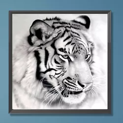 Buy Paint By Numbers Kit DIY Tiger Hand Oil Art Picture Craft Home Wall Decor(H1248) • 4.97£
