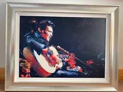 Buy Elvis Presley Painting Framed  49/195.  Size 73cm X 96cm Incl Wood Frame • 100£