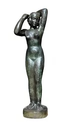 Buy Heinz Warneke (1895-1983) Art Deco Female Bronze Figurine Sculpture • 4,933.50£