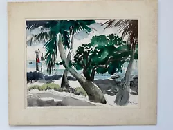 Buy Carol Kardonne 1960s Watercolor Painting Ocean City NJ Artist • 186.42£