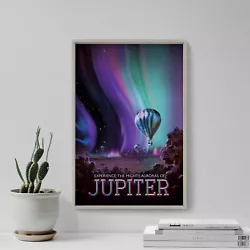 Buy Experience The Mighty Auroras Of Jupiter - Space Tourism Poster, Print, Painting • 5.50£