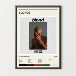 Buy Frank Ocean Blonde Album Poster • 9.99£