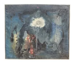 Buy Greek Abstract Painting Christos Lefakis Master Artist Mid Century Fine Art 1961 • 35,770.49£