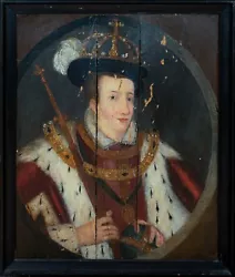 Buy Large 16th Century Coronation Portrait King Edward VI Of England & Ireland • 9,900£