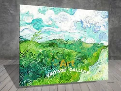 Buy Van Gogh Green Wheat Fields LANDSCAPE CANVAS PAINTING ART PRINT 661 • 3.96£