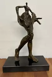 Buy Surrealist Bronze Woman Sculpture By Salvador Dali - Solid Marble Base 36cm High • 249£