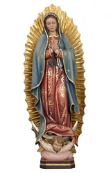 Buy Statue Madonna Of Guadalupe Wooden Of Val Gardena Heavy • 12,188.21£