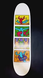 Buy Keith Haring Acrylic Painting  Handmade  Skey Signed Collectible. • 543.37£