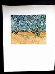 Buy VAN GOGH Vincent Vintage Tipped In Colour Art Print Olive Grove French Painting • 30£