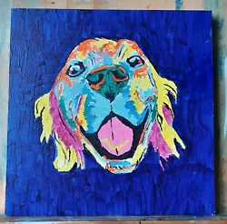 Buy Stunning Pop Art Style Dog Painting • 10£