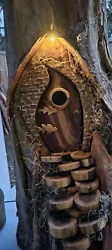 Buy Fairy House Gnome Home Custom Ceder Wood Carving • 884.29£