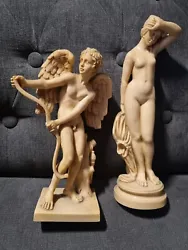 Buy Vintagge Goddess Aphrodite And Eros Nude Statue Display Décor Ornament • 35.50£