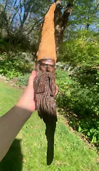 Buy Vtg Wood Tree Spirit Carving Forest Face Sculpture Wizard Knot 21  Ooak • 62.02£