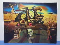 Buy Salvador Dali (Handmade)  Painting On Canvas Signed & Stamped  Unframed 46x60 Cm • 630£
