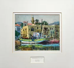 Buy Ken Howard OBE RA (1932 - 2022) Original Watercolour. Kyrenia Morning, Cyprus • 2,100£