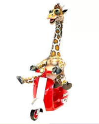 Buy Carlos And Albert    Giraffe On Vespa .... Please Make Offer  ..22 X 13 X 14 • 845.77£