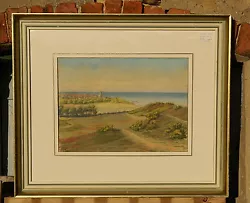 Buy  Cornish  Scene  1949   Pastel Painting  Framed,-  Signed  'rst'  • 50£