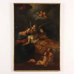 Buy Antique Painting With Religious Subject Oil On Canvas XVIII Century • 2,705£