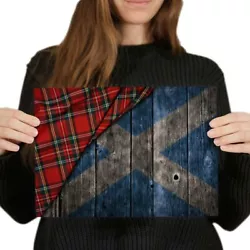 Buy A4 - Scottish Painted Barrel Flag Tartan Poster 29.7X21cm280gsm #16370 • 4.99£