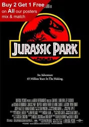 Buy Jurassic Park 1993 Movie Poster • 1.49£