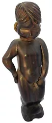 Buy Hand Carved Boy Surprise Bottle Opener Hard-wood Sculpture Folk Art Head Lift • 38.88£