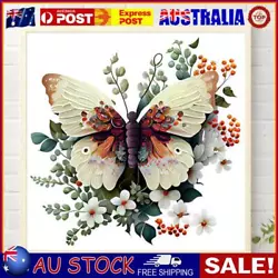 Buy Paint By Numbers Kit DIY Butterfly Oil Art Picture Craft Home Wall Decor(H1423) • 5.91£
