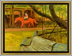 Buy Henry Koehler Original Oil Painting On Canvas Signed Horse Racing Framed Artwork • 7,150.13£