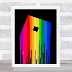 Buy Rainbow Paint O Children's Kids Wall Art Print • 8.29£