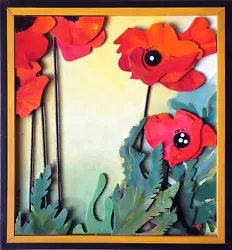 Buy Poppy Field By TPMcKEE - Original Wall Art Flower Van Gogh O'keeffe Katz Matisse • 2,173.90£
