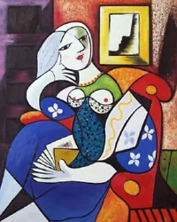 Buy AA1934 Picasso People Decor Oil Painting Hand-painted Art Copy Unframed 60x90cm • 42.50£