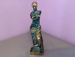 Buy Venus De Milo/GreekGoddess Of Beauty And Love,…Brass Figurine With Pertine Blue • 23.50£