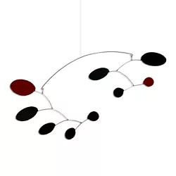 Buy Giant Ovals Abstract Modern Large Hanging Mobile Painted Museum Quality New • 307.12£