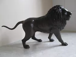 Buy Vintage Large Bronze Statue Of A Lion • 85£