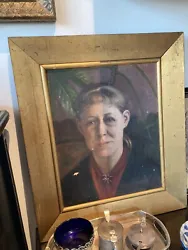Buy Vintage Danish School Original Oil On Canvas Portrait Of A Woman. • 125£
