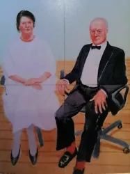 Buy Rare David Hockney Couple In Chair Painting Art Prints ROYAL ACADEMY EXHIBITION • 1.50£