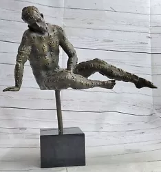 Buy Rare Salvador Dali Male With Chess Design Outfit Bronze Statue Sculpture Figure • 399.85£