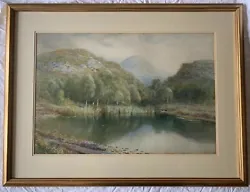 Buy Large 19th Century Scottish Watercolour Painting | Roshven | WALTER SEVERN • 70£