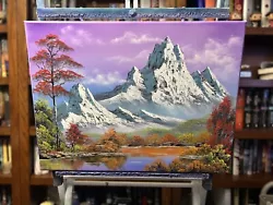 Buy Original Oil Painting 18x24 “Mount Autumn” Art/Landscape (Bob Ross Style) • 83.72£