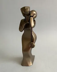 Buy CWSL 2004 Friendship Cubist Bronze Effect Sculpture Figurine Feline Friend BNIB • 17.95£