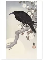 Buy 【Made In Japan】 Poster Japanese Painting Koson Ohara “Crow And Cherry Blossom... • 25.34£